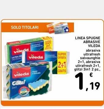 Spazio Conad Linea spugne abrasive vileda offerta
