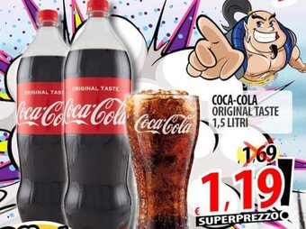 Il Genio Supermercato Coca-Cola Original Taste 1,5 litri offerta
