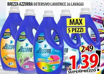 Il Genio Supermercato Brezza Azzurra Detersivo Lavatrice 26 Lavaggi offerta