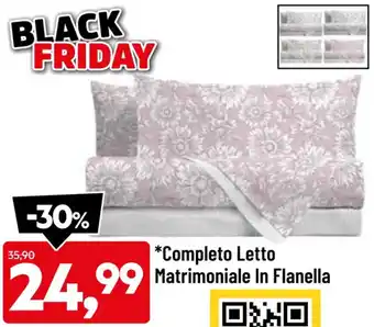 Completo Letto Matrimoniale In Flanella