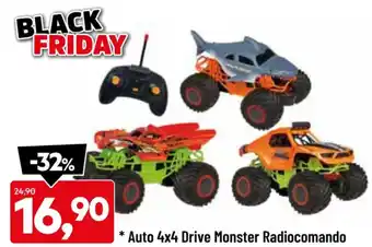 DPiù Auto 4x4 Drive Monster Radiocomando offerta