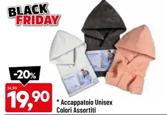 Accappatoio Unisex Colori Assortiti