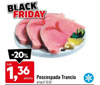 DPiù Pescespada Trancio offerta