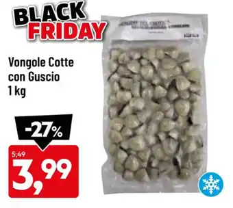 DPiù Vongole Cotte con Guscio 1 kg offerta