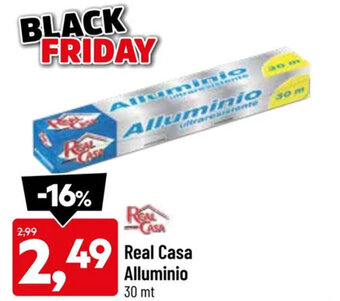 DPiù Real Casa Alluminio 30 mt offerta