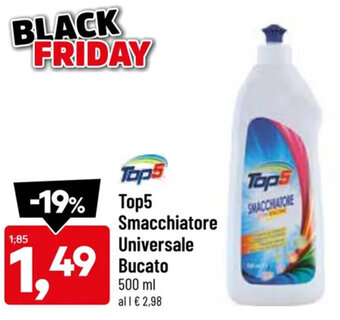DPiù Top5 Smacchiatore Universale Bucato 500 ml offerta