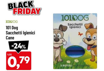 DPiù 101Dog Sacchetti Igienici Cane offerta