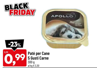 DPiù Patè per Cane 5 Gusti Carne 300 g offerta