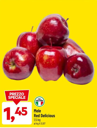 DPiù Mele Red Delicious 1,5 kg offerta