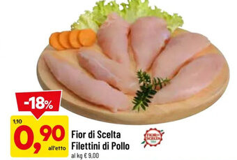 DPiù Fior di Scelta Filettini di Pollo offerta