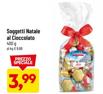 DPiù Soggetti Natale al Cioccolato 400 g offerta
