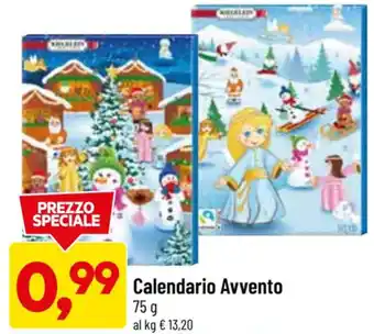 DPiù Calendario Avvento 75 g offerta