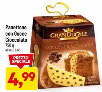 Gran Ducale Panettone con Gocce Cioccolato 750 g