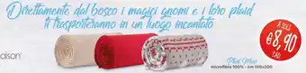 DPiù Plaid Maxi microfibra 100% - cm 150x200 offerta