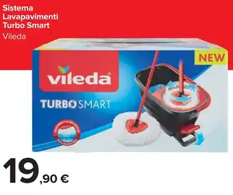Carrefour Vileda Turbo Smart Sistema Lavapavimenti offerta