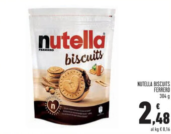 Conad Ferrero Nutella Biscuits 304 g offerta