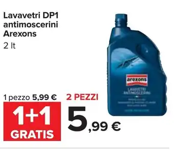Carrefour Arexons Lavavetri DP1 antimoscerini 2lt offerta