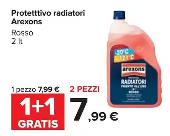 Carrefour Arexons Protetttivo radiatori 2lt offerta