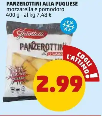 PENNY Panzerottini alla pugliese mozzarella e pomodoro 400 g - al kg 7,48 € offerta