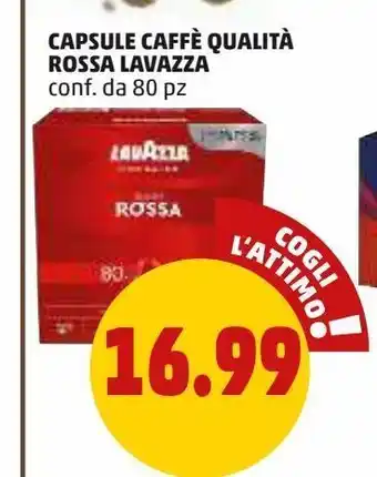 PENNY Capsule caffè qualità rossa lavazza conf. da 80 pz offerta