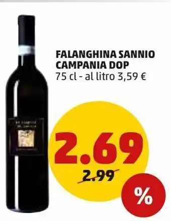 PENNY Falanghina sannio campania dop 75 cl - al litro 3,59 € offerta