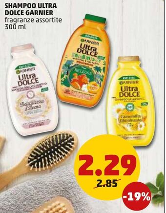 PENNY Shampoo ultra dolce garnier fragranze assortite 300 ml offerta