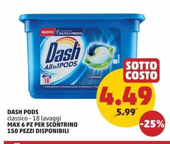 Dash pods classico - 18 lavaggi