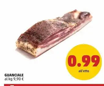 PENNY Guanciale al kg 9,90 € offerta