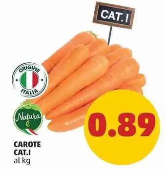 PENNY Carote cat.i al kg offerta