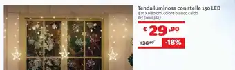 Bricocenter Tenda luminosa con stelle 150 led offerta
