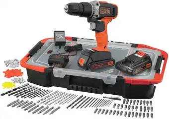 Bricocenter Trapano avvitatore a percussione 18 v + 2 batterie 1,5 ah + 160 accessori offerta