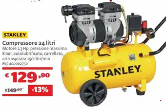 Bricocenter Compressore 24 litri offerta