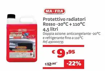 Protettivo radiatori rosso -20°c + 110°c 4,5 litri