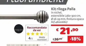 Tenda a rullokit riloga palla
