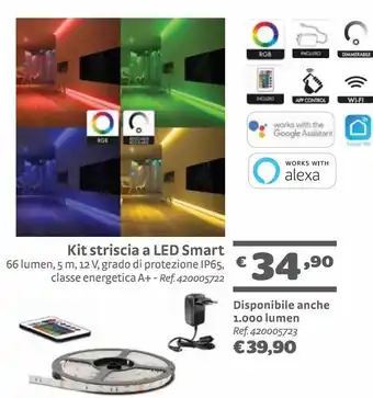 Kit striscia a led smart