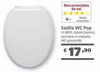 Bricocenter Sedile wc pop offerta