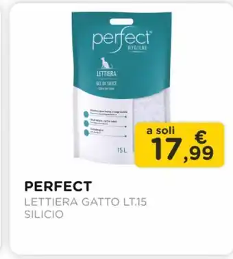 Arcaplanet Perfect/ lettiera gatto lt.15/ silicio offerta