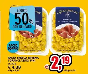 Il Gigante Pasta fresca ripiena i granclassici fini 2x250g offerta