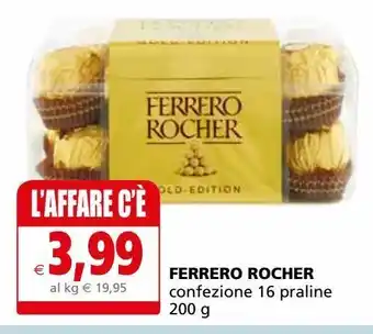 Il Gigante Ferrero rocher 16 praline 200g offerta