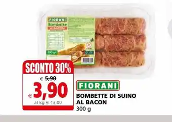 Il Gigante Bombette di suino al bacon 300g offerta