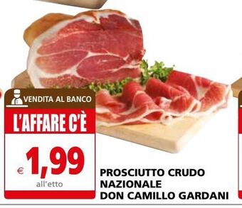 Prosciutto crudo nazionale don camillo gardani