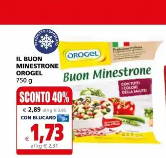 Il Gigante Il buon minestrone orogel 750g offerta