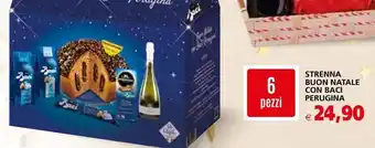 Il Gigante Strenna buon natale con baci perugina offerta