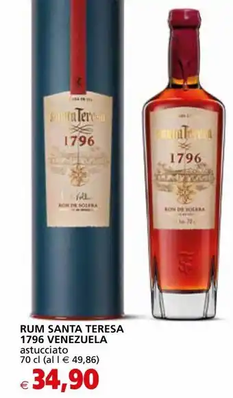 Il Gigante Rum santa teresa 1796 venezuela offerta