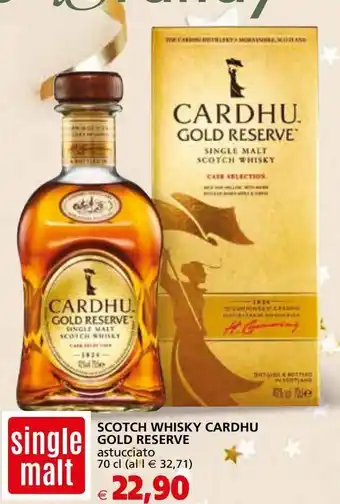 Il Gigante Scoth whisky cardhu gold reserve offerta
