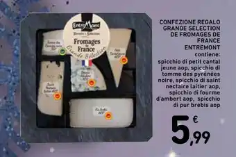 Spazio Conad Confezione regalo grande selection de fromages de france entremont offerta