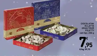 Cioccolatini in latta gran tour feletti
