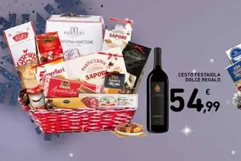 Spazio Conad Cesto festaiola dolce regalo offerta
