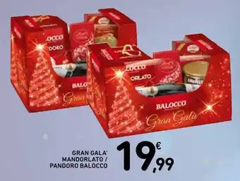 Spazio Conad Gran galà mandorlato/ pandoro balocco offerta