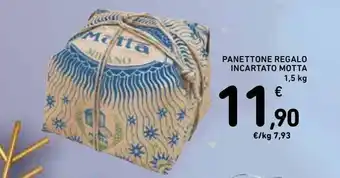 Spazio Conad Panettone regalo incartato motta offerta